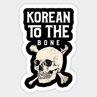 Korean To The Bone Sticker